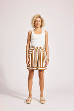 Eb&Ive Treville Stripe Short - Caramel