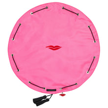 Donna May London Lay Flat Makeup Bag - Silver/Pink Lining