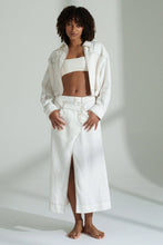 Lilly Pilly Jax Linen Skirt - Ivory