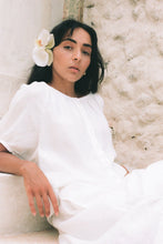 Lilly Pilly Pia Linen Top - Ivory