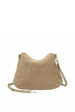 12115 Every Other Fold Top Shoulder Bag - Sand
