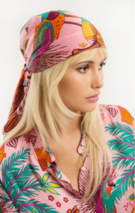 Wild Magic India medium Scarf - Rose Wild