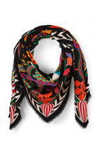 Wild Magic India Big Scarf - Noir Wild