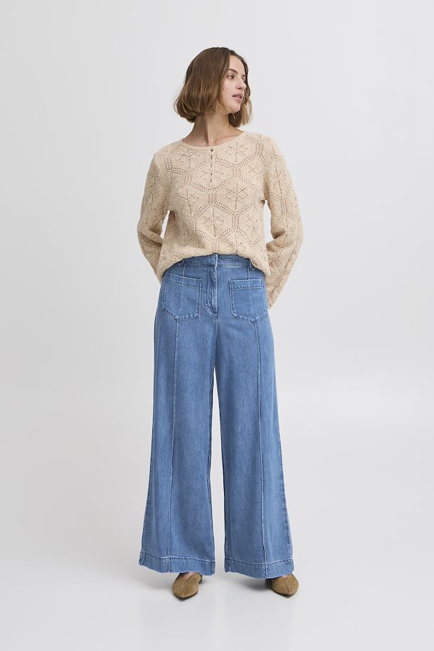 Atelier Reve IRRisle Wide Leg Jeans - Denim Blue