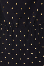 Never Fully Dressed Plisse Mini Tilly Dress -  Black