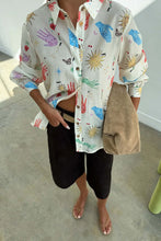 Never Fully Dressed Celestial Marley Shirt - Cream Print