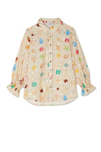 Never Fully Dressed Geanie Shirt - Cream Shell