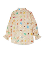Never Fully Dressed Geanie Shirt - Cream Shell
