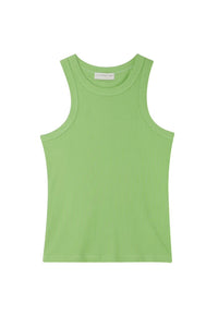 Never Fully Dressed Ribbed Tank - Green