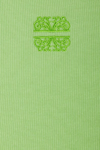 Never Fully Dressed Ribbed Tank - Green