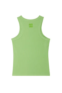 Never Fully Dressed Ribbed Tank - Green