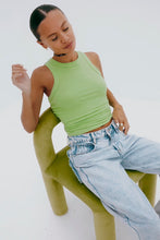 Never Fully Dressed Ribbed Tank - Green