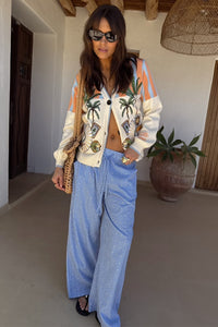 Never Fully Dressed Isla Forrest Cardigan - Cream/Print