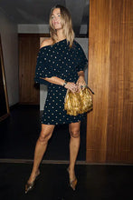 Never Fully Dressed Plisse Mini Tilly Dress -  Black