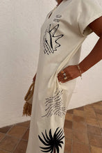 Never Fully Dressed Palma T-Shirt Dress - Cream