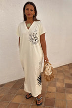 Never Fully Dressed Palma T-Shirt Dress - Cream
