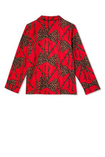 Never Fully Dressed  Bow Cotton Button Through Pyjamas - Red