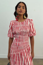Never Fully Dressed Nara Dress - Red Stripe