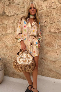 Never Fully Dressed Geanie Shirt - Cream Shell