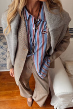 Never Fully Dressed Miley Shirt - Blue Stripe