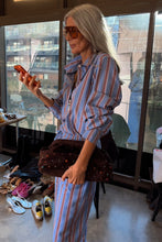 Never Fully Dressed Miley Shirt - Blue Stripe