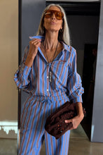 Never Fully Dressed Miley Shirt - Blue Stripe