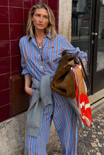 Never Fully Dressed Miley Shirt - Blue Stripe