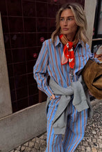 Never Fully Dressed Miley Shirt - Blue Stripe