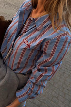 Never Fully Dressed Miley Shirt - Blue Stripe