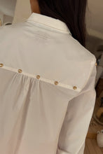 Never Fully Dressed Marley Shirt - White/Gold Studs