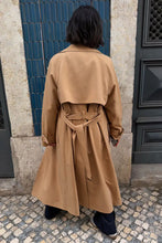 Never Fully Dressed Trench Coat - Tan/Gold Studs