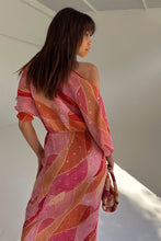 Never Fully Dressed Tilly Dress - Pink Abstract