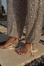 Never Fully Dressed Silver Sequin Naomi Trousers - Silver