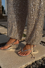 Never Fully Dressed Silver Sequin Naomi Trousers - Silver