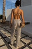 Never Fully Dressed Silver Sequin Naomi Trousers - Silver