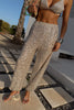 Never Fully Dressed Silver Sequin Naomi Trousers - Silver