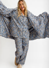 Black Colour Norma PJ's - Paisley (Blue)