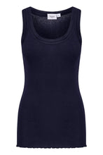 Saint Tropez Maya Vest Top - Midnight Sky