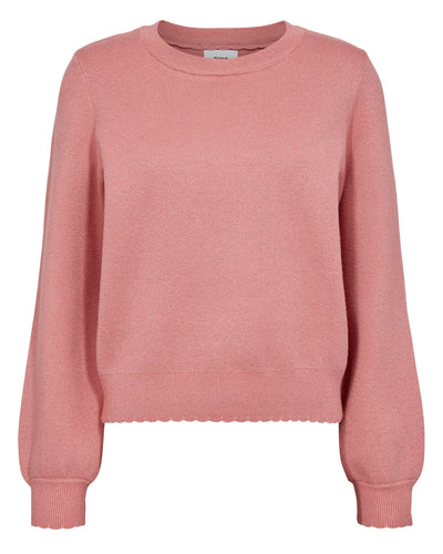 Numph NuBir Solid Pullover - Pink Lemonade