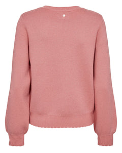 Numph NuBir Solid Pullover - Pink Lemonade