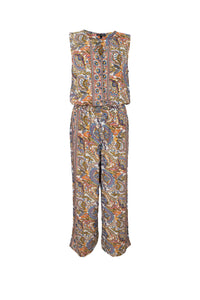 Black Colour Luna Sleeveless Jumpsuit - Summer Garden