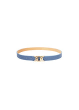 Black Colour Enya Belt - Dust Blue
