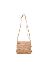 Black Colour Isla Boho Bag - Natural & Black