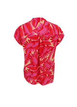 Black Colour Luna Andrea Blouse - Epic Pink