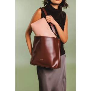 Every Other Portrait Tote Bag - Burgundy
