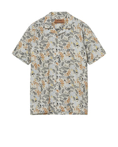 Mos Mosh Gallery Joel Leaf Shirt - Offwhite Flower Print