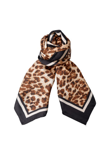 Black Colour Leo Mini scarf