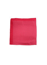 Black Colour Bianca Mini Scarf - Red Dot