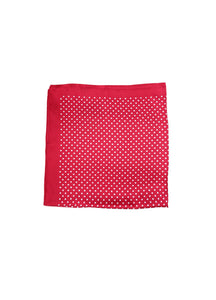 Black Colour Bianca Mini Scarf - Red Dot