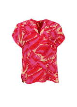 Black Colour Luna Andrea Blouse - Epic Pink